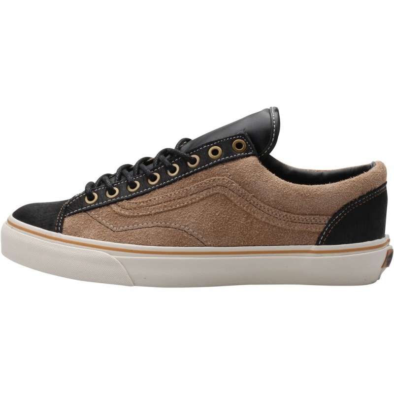 VANS LEATHER OLD SKOOL GHILLIE MENS SHOES