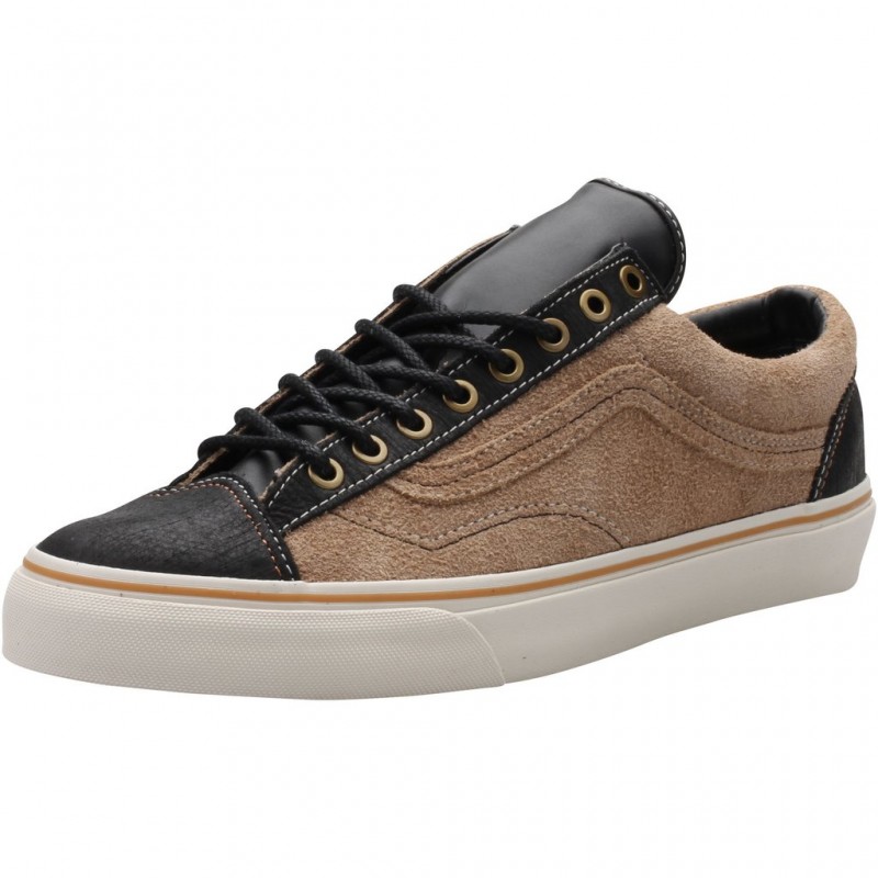 VANS LEATHER OLD SKOOL GHILLIE MENS SHOES