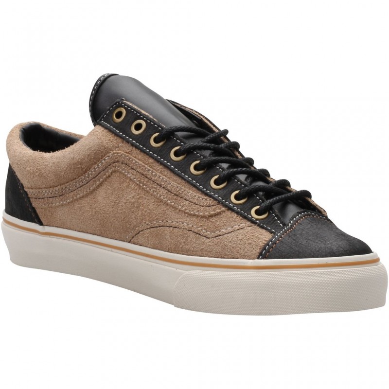 VANS LEATHER OLD SKOOL GHILLIE MENS SHOES