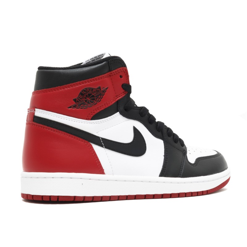 Nike AIR JORDAN 1 RETRO HIGH OG "BLACK TOE 2016 RELEASE